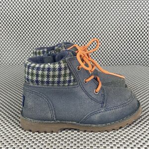 UGG Boots Kids Toddler Size 7 Blue Zipper Lace Up Winter